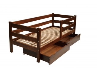 Кровать Montana (Монтана)  деревянная с ящиками массив бука Гойдалка