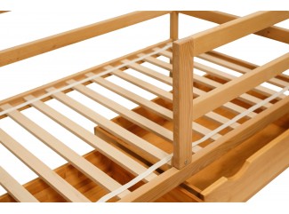 Кровать Terry (Терри)  деревянная с ящиками массив бука Гойдалка