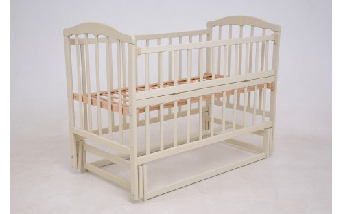 Кроватка детская деревянная Чайка с маятником Ласка-М