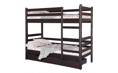 Кровать Тони двухъярусная деревянная Мебель-Сервис 80х190