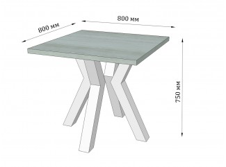 Стол Свен-4 Металл-Дизайн