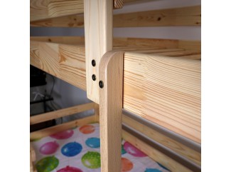 Кровать Бебисон 4 (Babyson 4) двухъярусная деревянная с ящиками СпортБеби 80х190