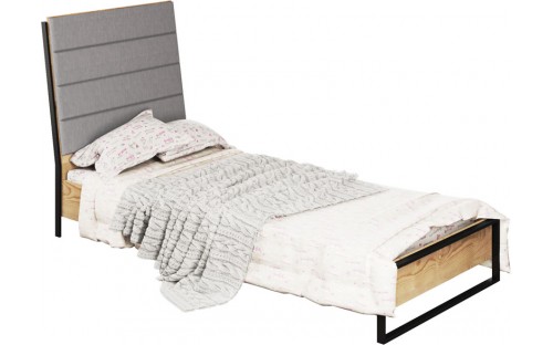 Ліжко Лофт з каркасом Світ Меблів 90х200 односпальне