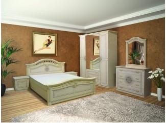 Ліжко Діана з каркасом Світ Меблів 160х200 двоспальне