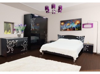 Ліжко Феліція Нова з каркасом Світ Меблів160х200 двоспальне