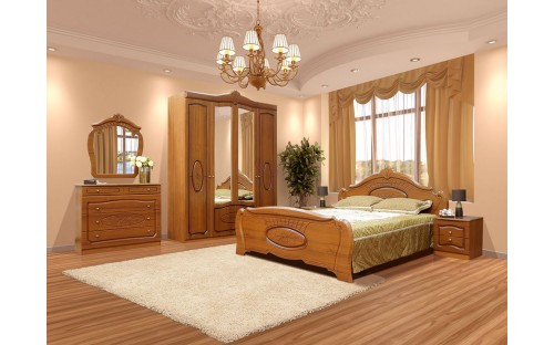 Ліжко Катрін з каркасом Світ Меблів 160х200 двоспальне