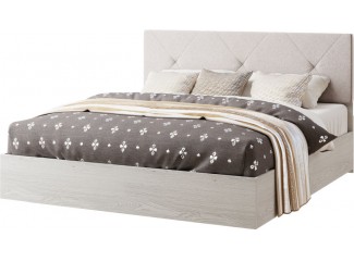 Ліжко Ромбо з каркасом Світ Меблів 160х200 двоспальне