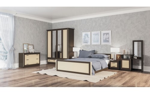 Ліжко Соня з каркасом Світ Меблів 160х200 двоспальне