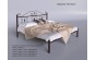 Ліжко Бегонія металеве двоспальне Тенеро