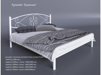 Кровать Камелия металлическая двуспальная Тенеро