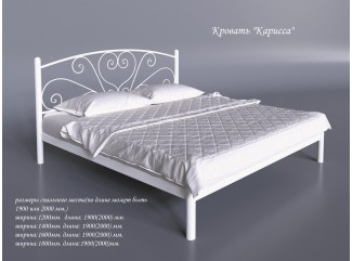 Ліжко Каріса металеве двоспальне Тенеро