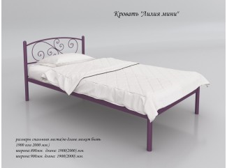 Кровать Лилия металлическая односпальная Тенеро