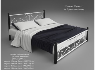 Кровать Нарцисс металлическая двуспальная Тенеро