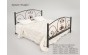 Ліжко Німфея металеве двоспальне Тенеро