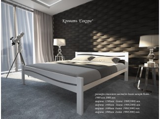 Ліжко Сакура металеве двоспальне Тенеро