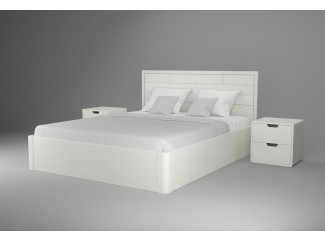 Кровать Лауро с подъемным механизмом массив ясеня двуспальная TQ Project