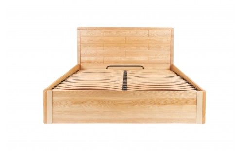 Кровать Лауро с подъемным механизмом массив ясеня двуспальная TQ Project