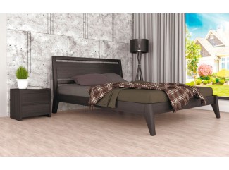 Ліжко Аврора-1 бук/дуб дерев'яне Тис меблі знятий