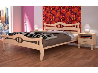 Ліжко Корона-2 бук/дуб дерев'яне Тис меблі знятий