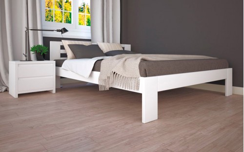Ліжко ЛК-10 бук/дуб дерев'яне Тис меблі
