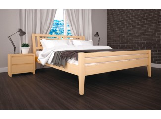 Кровать бук/дуб деревянная Мия-1 Тис мебель снят