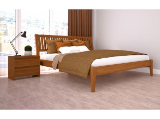 Ліжко бук/дуб дерев'яне Мія-2 Тис меблі знятий