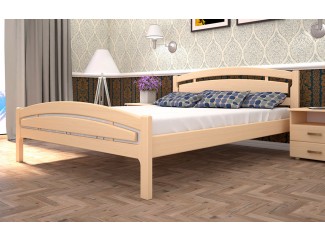 Кровать Модерн-2 бук/дуб деревянная Тис мебель