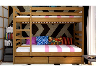 Ліжко Трансформер-1 дитяче бук/дуб дерев'яне Тис меблі